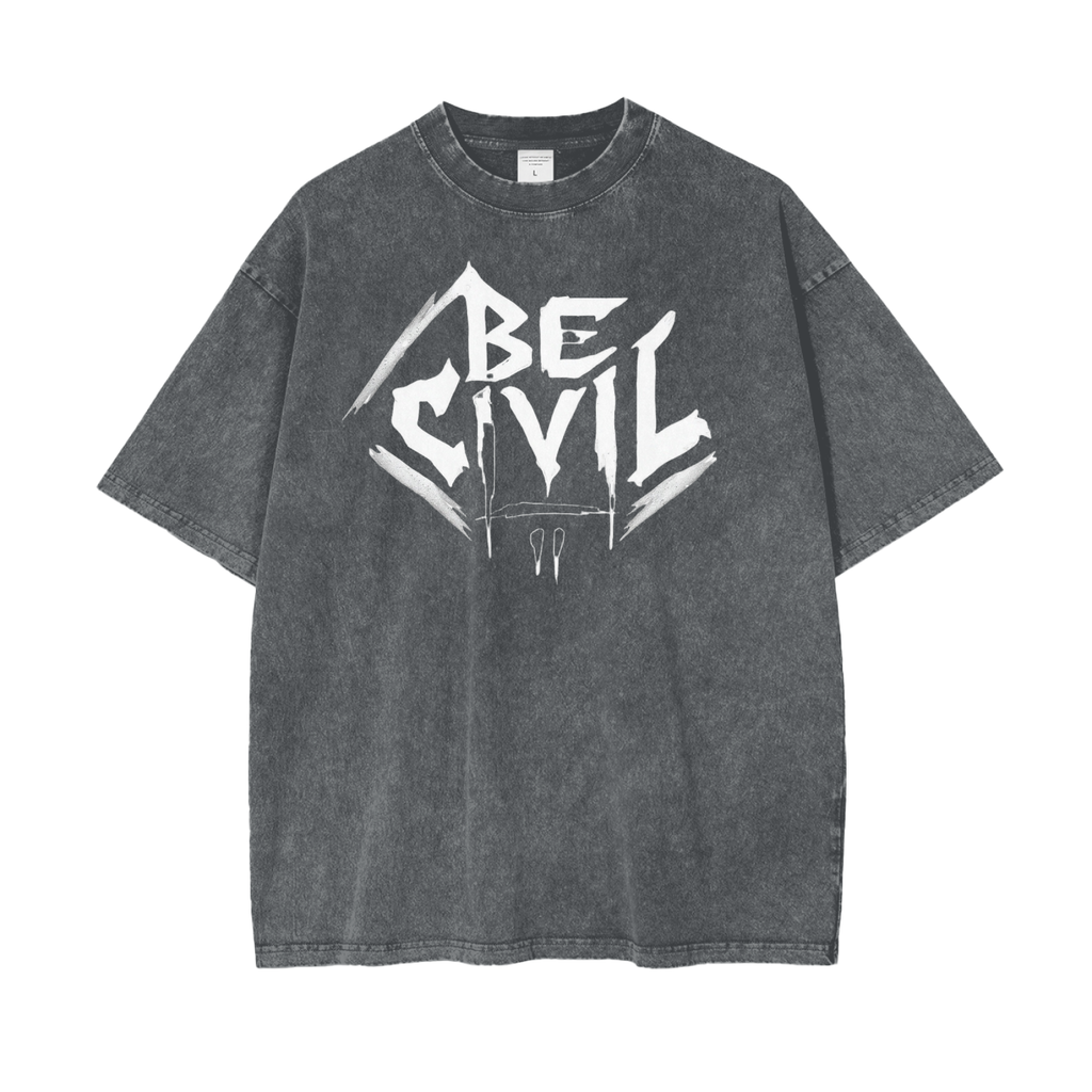 BE CIVIL "PIT SCARS" TEE